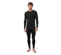 Men's Merino Baselayer Set (LS Shirt + Tights) S Black 1-pack