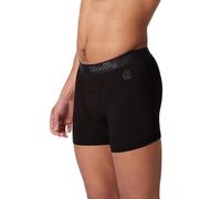 Men's Merino Boxer Brief By Woolly | RWS Certified | Soft, Stink Free, Seattle Designed, Black, M