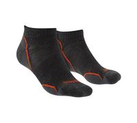 Mens Merino Trail Ankle Hiking Socks by Bridgedale - Endurance Trainer Socks