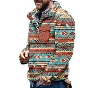 Men's Merry Christmas Jumper Tree Elf Santa Xmas Jumpers Sweater Long Sleeve Holiday Pullover Top Cotton Hooded Sweatshirt Drawstring Pullover Hoodie Shirts Sweater Top Christmas (Light Blue,XXL)