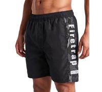 Mens Mesh Lined Swimming Shorts, Quick Dry Trunks Beach Pool Holiday Board Large Logo Swim Short Black L