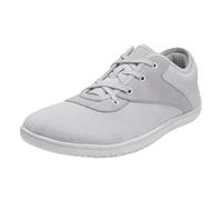 Mens Mesh Running Trainers Wide Shoes for Men UK Unisex Couple Trainers Lace Up Gym Shoes Daily Wear Casual Sneakers Comfortable Flat Sneakers for Jogging Fashion Athletic Shoe for Adults Grey