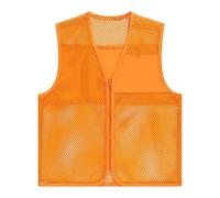 Men's Mesh Safety Vest, Breathable Hi Vis Reflective Vest, Multi-Pocket Lightweight Safety Jacket, Ideal for Outdoor Workwear, Summer Work Uniform, Cycling Running Visibility Vest