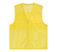 Men's Mesh Safety Vest, Breathable Hi Vis Reflective Vest, Multi-Pocket Lightweight Safety Jacket, Ideal for Outdoor Workwear, Summer Work Uniform, Cycling Running Visibility Vest