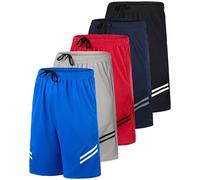 Men's Mesh Shorts Football Rugby Training Active Wear Athletic Basketball Essentials Performance Gym Running Summer Fitness Quick Dry Wicking Workout Clothes Sport Pockets -Set 13,3XL
