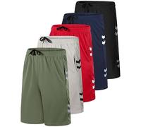 Men's Mesh Shorts Football Rugby Training Active Wear Athletic Basketball Essentials Performance Gym Running Summer Fitness Quick Dry Wicking Workout Clothes Sport Pockets -Set 14,M