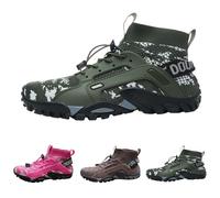 Mens Mesh Slip On Shoes Mens Camo Shoes High Tops Breathable Trainers Camouflage Printed Trainers Outdoor Wading Sneakers with Secure Foothold Fishing Trainer Casual Running Sneakers