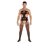 Mens Mesh Underwear Men's Sexy Open Files Fishnet Pantyhose Bodysuits Stockings Straight Man Sexy Underwear Sales Valentine's Day Essentials Sexy Christmas Outfits