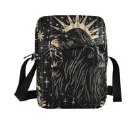 men's messenger bag crossbody bag men Woman Shoulder Handbags Adjustable Strap for Outdoor Daily Outdoor Daily- Cool Black Lion King