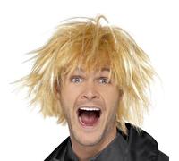 Smiffys 90s Messy Surfer Guy Wig, Blonde Two Tone, 1990's Fancy Dress, 1990s Dress Up Wigs