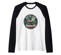 Mens Metal Dad Blacksmith Forge Metalworking Workshop Fathers Day Raglan Baseball Tee
