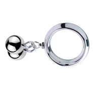 Men's Metal Stainless Steel Weighted Stretching Rings, Detachable Strength Training Rings-UKRB133 (Double Ball, 45mm)