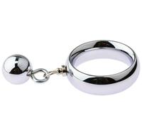 Men's Metal Stainless Steel Weighted Stretching Rings, Detachable Strength Training Rings-UKRB133 (Single Ball, 45mm)