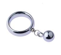 Men's Metal Stainless Steel Weighted Stretching Rings, Detachable Strength Training Rings-UKRB133 (Single Ball, 50mm)