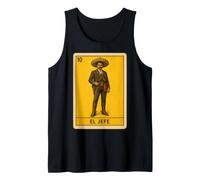 Mens Mexican El Jefe Design - Emiliano Zapata Tank Top