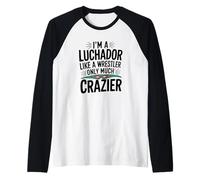 Mens Mexican Lucha Libre Pride Funny Quote Raglan Baseball Tee