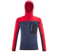 Men's microfleece Millet Trilogy LIGHTGRID HOODIE (Sapphire/Red)