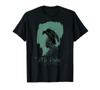 Mens Midnight Dreary Edgar Allan Poe The Raven T-Shirt