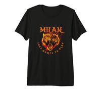 Mens Milan - Cute Boy Name with Cool Tiger: Just Wants to Play Premium T-Shirt