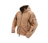 Mens Military Army Combat Recon Hoodie US British Fleece Hoodies Sweat Shirt Zip Jacket Smock New (XXL = Chest 48-50 inch)