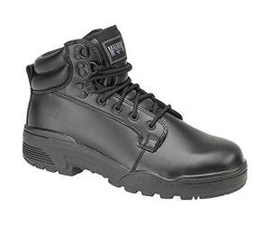Mens Military Magnum PATROL CEN Leather Boots - Black Leather, Mens UK 6 / EU 40