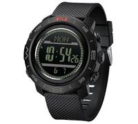 Men's Military Watches for Men Tactical ABC Digital Watch Outdoor Sports Altimeter Barometer Compass Thermometer Fitness Tracker Watch Step Counter Dual Time Stopwatch Countdown Waterproof Wristwatch