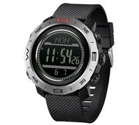 Men's Military Watches for Men Tactical ABC Digital Watch Outdoor Sports Altimeter Barometer Compass Thermometer Fitness Tracker Watch Step Counter Dual Time Stopwatch Countdown Waterproof Wristwatch