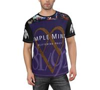 Men's Minds Rock Band T-Shirt Short Sleeve Printed Simple Versatile Shirt Trendy Sports Casual Crew Neck Top Tee XL Multicolor