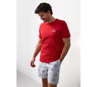 Men's Mini Me Red Crab Print Shortie Pyjamas S
