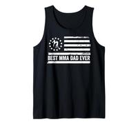 Mens MMA Mixed Martial Arts Fighter US American Flag Patriotic Tank Top