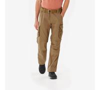 Men's Modular Hiking Cargo Pants Travel 500 Modul - Brown