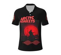 Men's Monkeys Rock Band Arctic Polo Shirt Short Sleeve T-Shirt for Man Business Commute Tops Multicolor M
