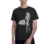 Men's Monkeys Rock Band Arctic T Shirt Short Sleeve Tee Shirts Cotton Print Crewneck Loose Classic Soft Comfortable Casual Summer Tee Top Fashion,S-6XL
