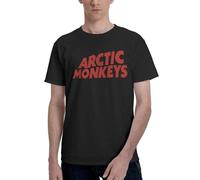 Men's Monkeys Rock Band Arctic T Shirt Short Sleeve Tee Shirts Cotton Print Crewneck Loose Classic Soft Comfortable Casual Summer Tee Top Fashion,S-6XL