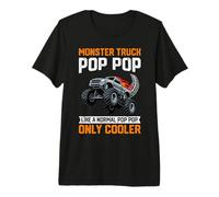 Mens Monster Truck Pop Pop Like A Normal POP POP ONLY Cooler Premium T-Shirt