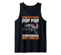 Mens Monster Truck Pop Pop Like A Normal POP POP ONLY Cooler Tank Top