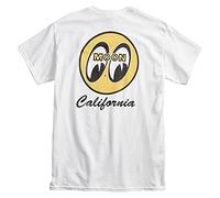 Men's Mooneyes Moon Equipp California Script T-Shirt White