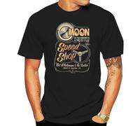 Men's Mooneyes Moon Equipped Speed Shop T-Shirt Black L