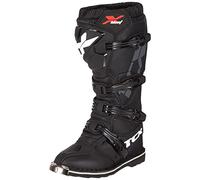 Men's Motocross Boot, Enduro Boot, Off-Road Boot with Microfibre Upper and Goodyear Construction Sole, Black