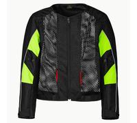 Men's Motorcycle Jacket Airbag MAB V4 Black/Yellow HV D4046