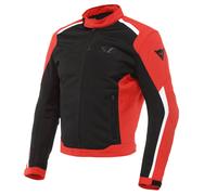 Men's Motorcycle Jacket Dainese Hydraflux 2 D-Dry Black Red Size 48