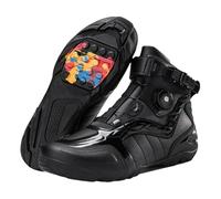 Men's Motorcycles Boots High Ankle,Women Outdoor Cycling Boots,Riding Shoes For Road Racing Off Road Touring,Anti Slip Rubber Sole,Reinforced Anti Collision Toe Cap