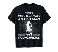 Mens Mountain Bike MTB Bike Biker Cycling Grandpa Gift For Men T-Shirt