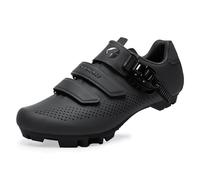 Mens Mountain Bike Shoes Women Cycling Shoes For MTB Compatible with SPD Cleats- No Cleats Included BLACK UK 9