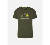 Men's Mountain Warehouse Mens May The Forest Be With You T-Shirt - Green - Size: 42