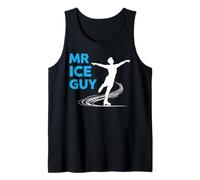 Mens Mr Ice Guy Funny Ice Skating Figure Skater Winter Sports Tank Top