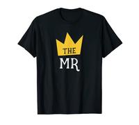 Mens Mr & Mrs Couple King Queen Wedding Gift T-Shirt