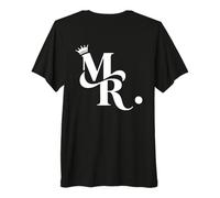 Mens Mr. und Mrs. Matching Groom Wedding Premium T-Shirt