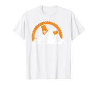 Mens MTB Downhill Mountain Biking Bike, T-Shirt, Men, White, Medium