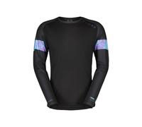 Men's MTB jersey Scott Tee M's Trail Tuned LS (black/swish purple)
